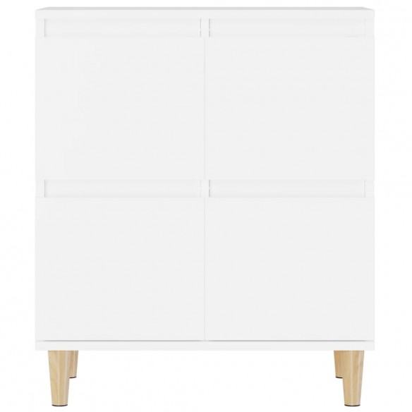 Buffets 2 pcs blanc 60x35x70 cm bois d'ingénierie