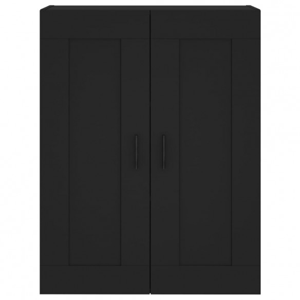 Armoire murale noir 69,5x34x90 cm bois d'ingénierie