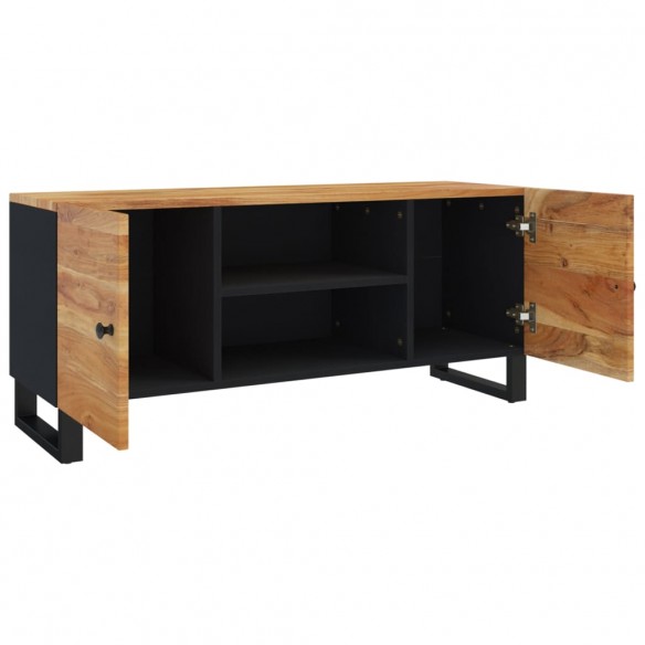 Meuble TV 105x33x46 cm Bois d'acacia massif