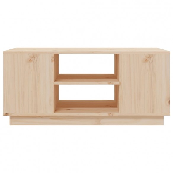 Table basse 90x49x40,5 cm Bois massif de pin