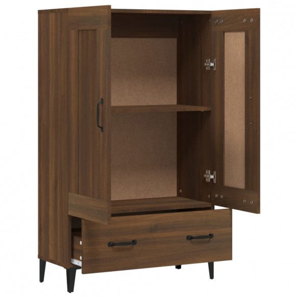 Buffet Chêne marron 70x31x115 cm Bois d'ingénierie