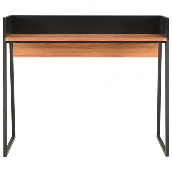 Bureau Noir et marron 90x60x88 cm