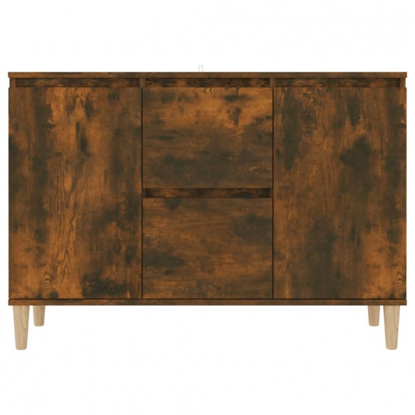 Buffet Chêne fumé 103,5x35x70 cm Bois d'ingénierie