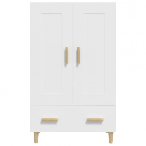 Buffet haut Blanc 70x31x115 cm Bois d'ingénierie