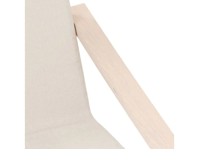 Chaise de relaxation Crème Tissu