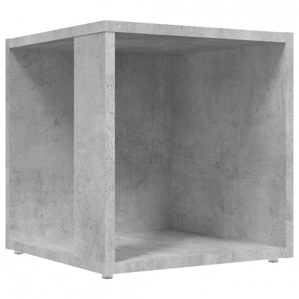 Table d'appoint Gris béton 33x33x34,5 cm Aggloméré