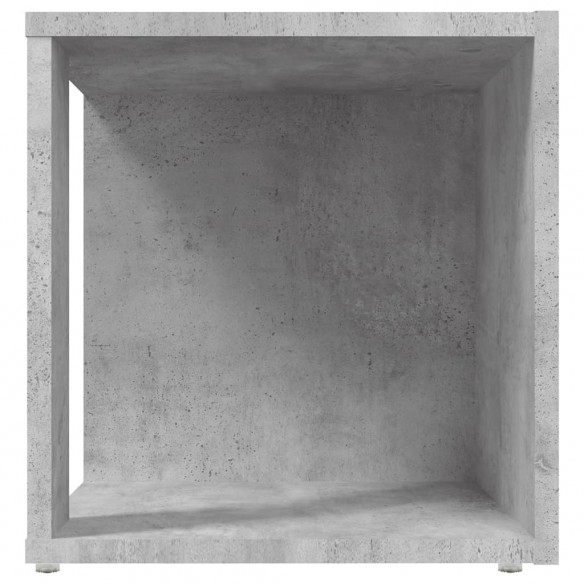 Table d'appoint Gris béton 33x33x34,5 cm Aggloméré