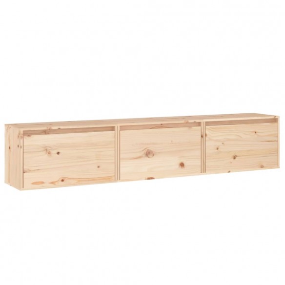 Meubles TV 3 pcs bois massif de pin