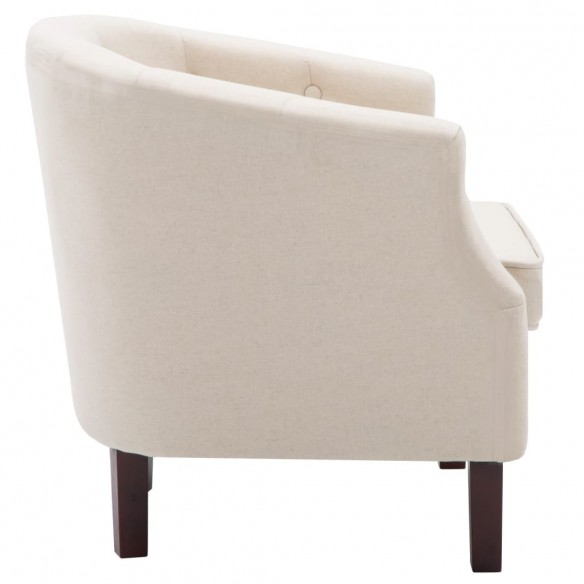 Fauteuil Beige Tissu