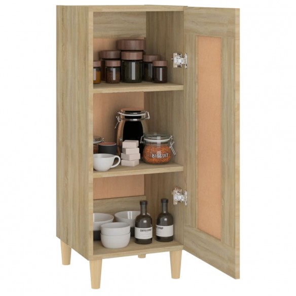 Buffet Chêne sonoma 34,5x34x90 cm Bois d'ingénierie