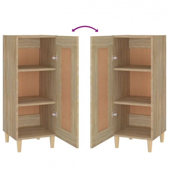 Buffet Chêne sonoma 34,5x34x90 cm Bois d'ingénierie