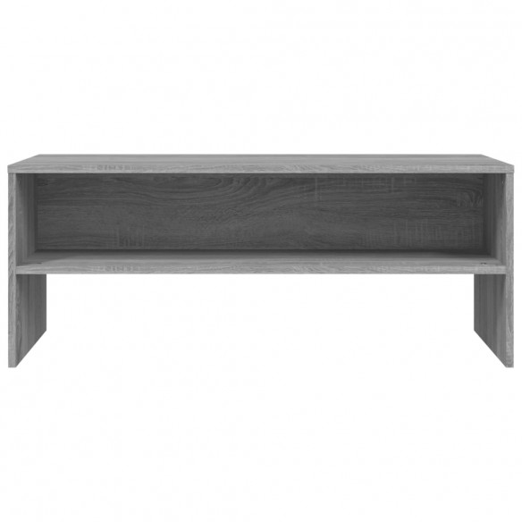 Meuble TV Sonoma gris 100x40x40 cm Bois d'ingénierie