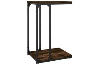 Table d'appoint Chêne fumé 40x30x60 cm 2