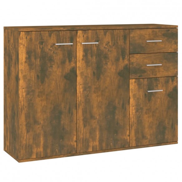 Buffet Chêne fumé 105x30x75 cm Bois d'ingénierie