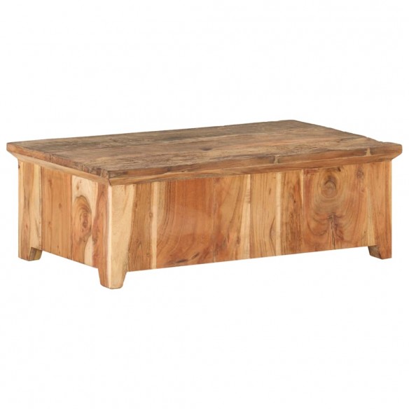 Table basse 90x50x31 cm Bois de récupération massif