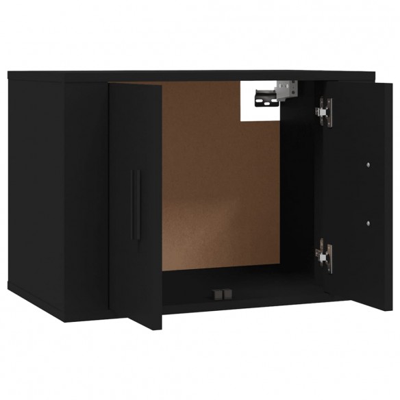 Ensemble de meubles TV 3 pcs Noir Bois d'ingénierie