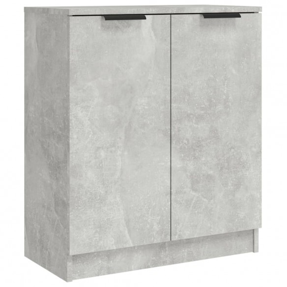 Buffets 3 pcs Gris béton Bois d'ingénierie