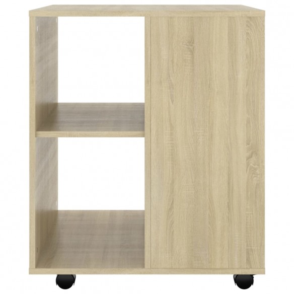 Armoire à roulettes Chêne Sonoma 60x53x72 cm Aggloméré