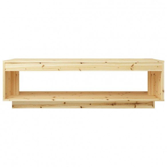 Table basse 110x50x33,5 cm Bois de sapin massif