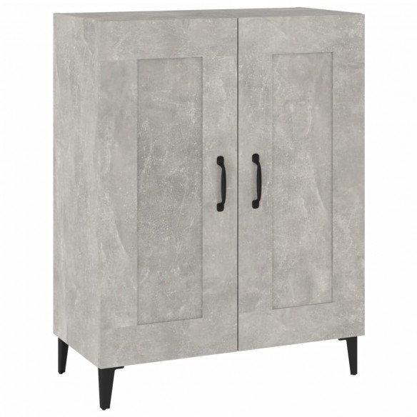 Buffet Gris béton 69,5x34x90 cm Bois d'ingénierie