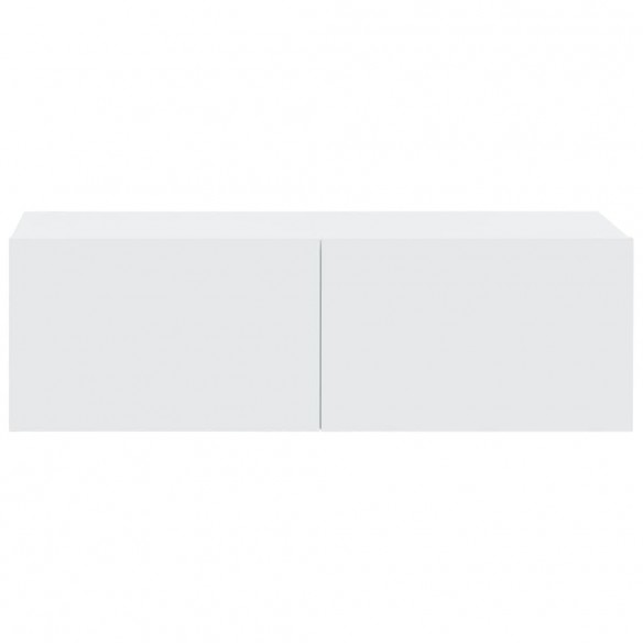 Meubles TV muraux 4 pcs Blanc 100x30x30 cm