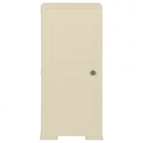 Armoire plastique 40x43x85,5 cm design de bois blanc angora