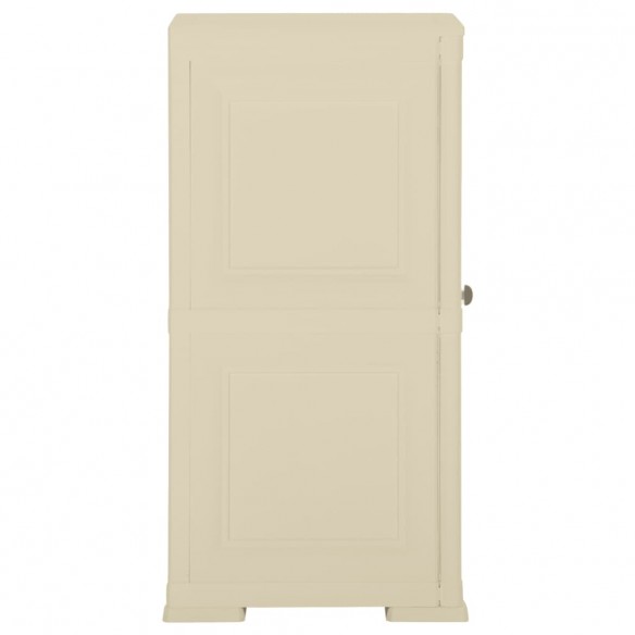 Armoire plastique 40x43x85,5 cm design de bois blanc angora