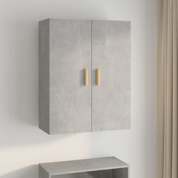 Armoire murale suspendue Gris béton 69,5x34x90 cm