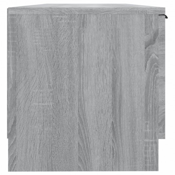 Meuble TV Sonoma gris 102x35x36,5 cm Bois d'ingénierie