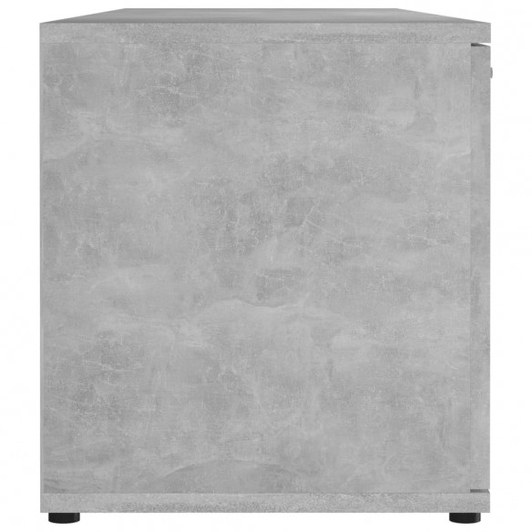 Meuble TV Gris béton 120x34x37 cm Aggloméré