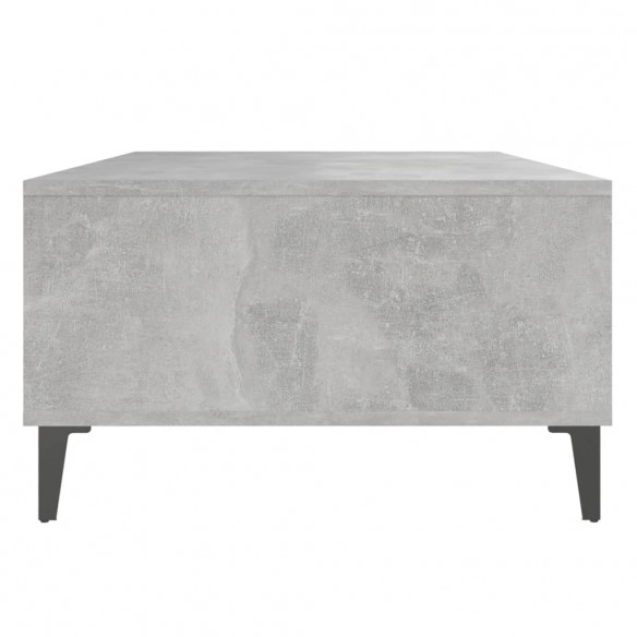 Table basse Gris béton 103,5x60x35 cm Aggloméré