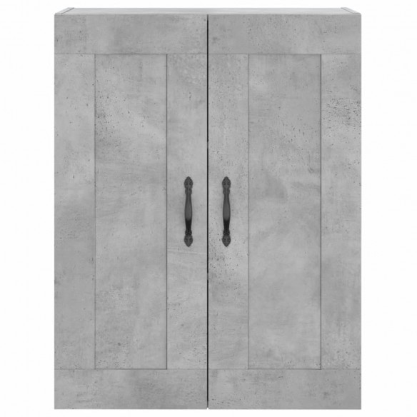 Armoire murale gris béton 69,5x34x90 cm bois d'ingénierie