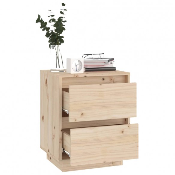 Tables de chevet 2 pcs 40x35x50 cm Bois de pin solide