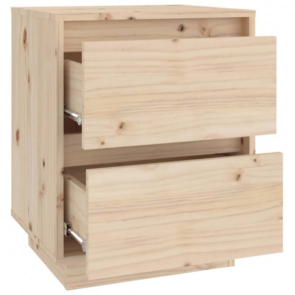 Tables de chevet 2 pcs 40x35x50 cm Bois de pin solide