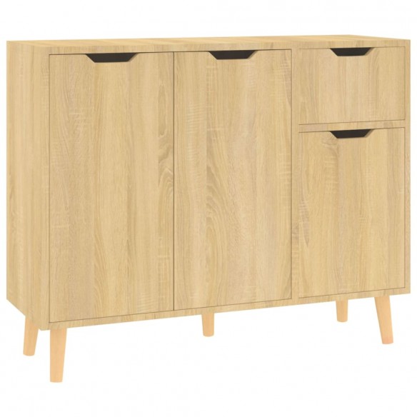 Buffet chêne sonoma 90x30x72 cm bois d'ingénierie