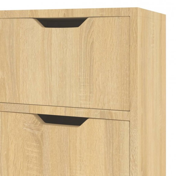 Buffet chêne sonoma 90x30x72 cm bois d'ingénierie