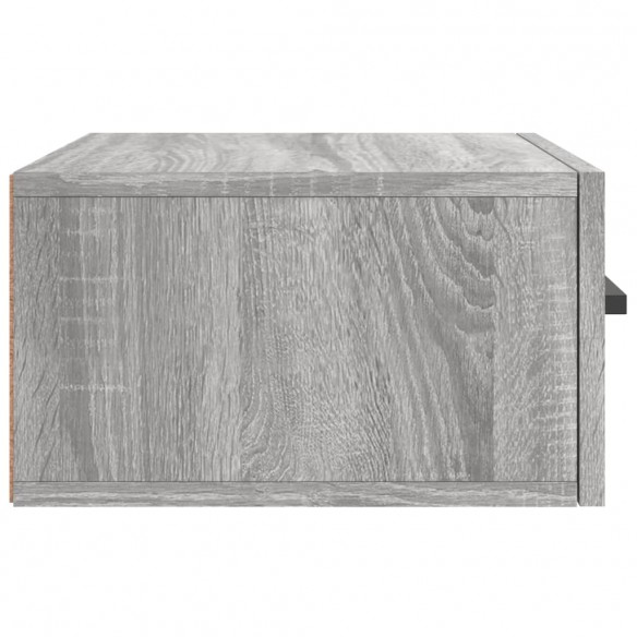 Tables de chevet murales 2 pcs sonoma gris 35x35x20 cm