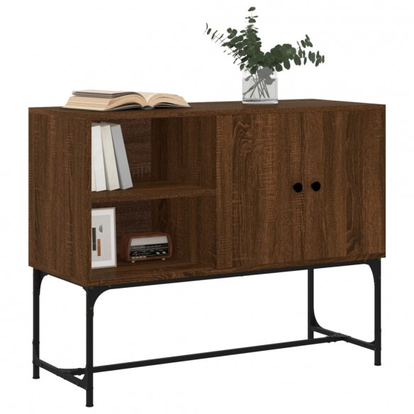 Buffet chêne marron 100x40x79,5 cm bois d'ingénierie