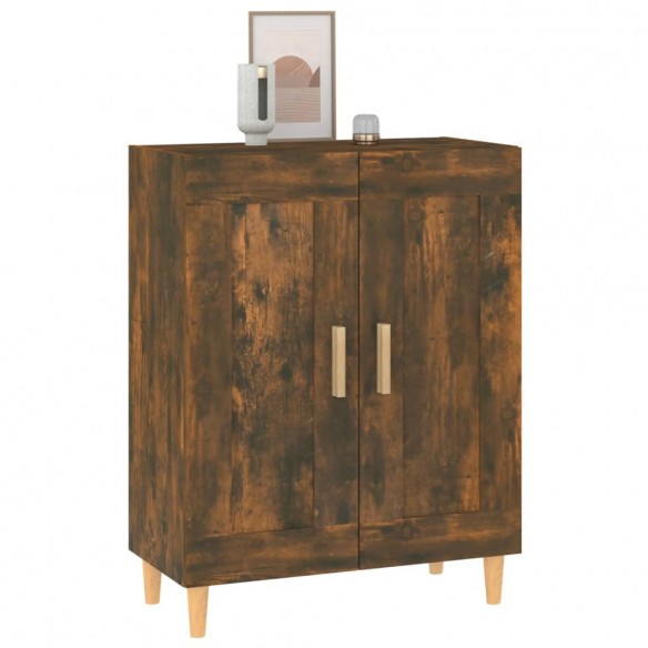 Buffet Chêne fumé 69,5x34x90 cm Bois d'ingénierie