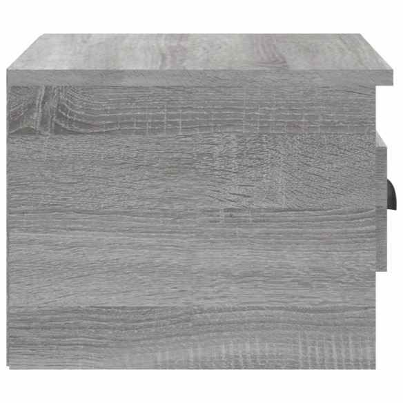 Table de chevet murale sonoma gris 41,5x36x28 cm