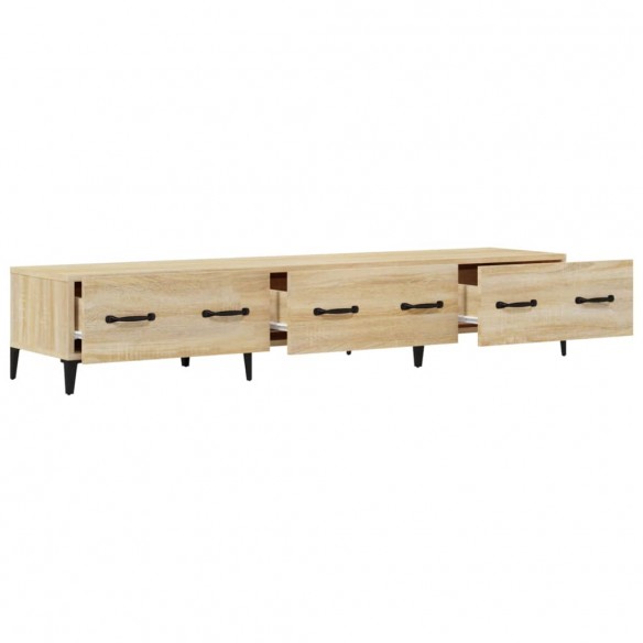 Meuble TV Chêne sonoma 150x34,5x30 cm Bois d'ingénierie