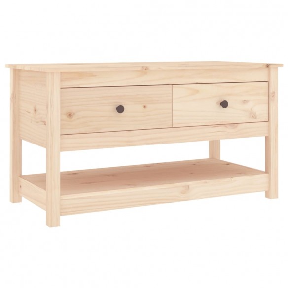 Table basse 102x49x55 cm Bois massif de pin