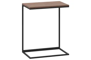 Table d'appoint Noir 55x35x66 cm 2