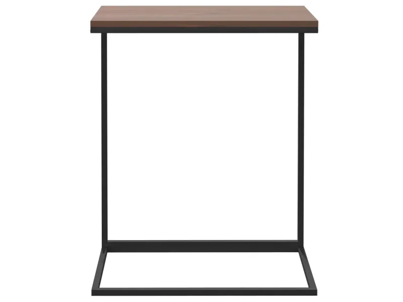 Table d'appoint Noir 55x35x66 cm 