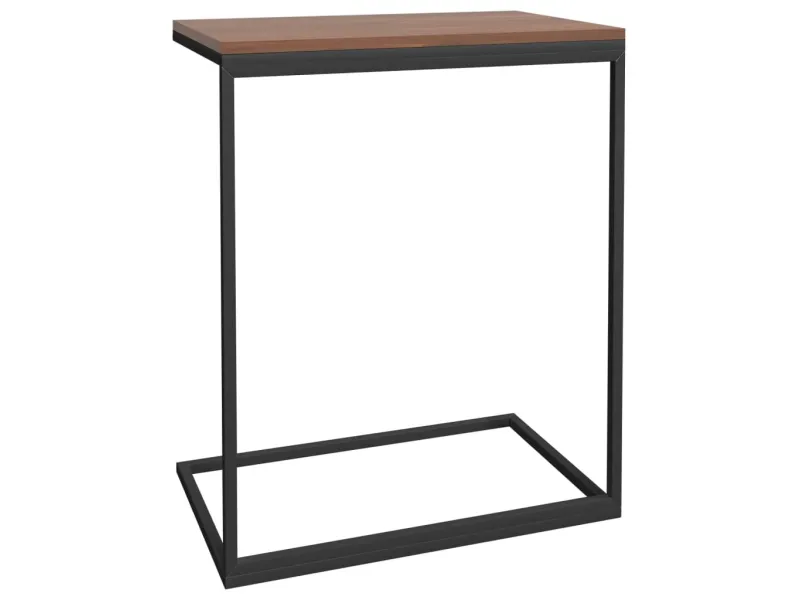 Table d'appoint Noir 55x35x66 cm 