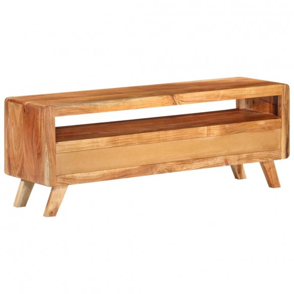 Meuble TV 110x30x40 cm Bois d'acacia massif