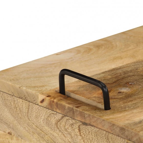 Table de chevet Bois de manguier massif 40 x 34 x 47 cm