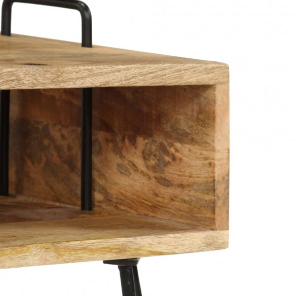 Table de chevet Bois de manguier massif 40 x 34 x 47 cm