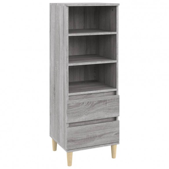 Buffet haut Sonoma gris 40x36x110 cm Bois d'ingénierie