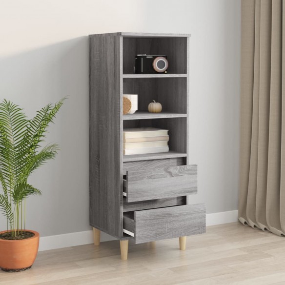 Buffet haut Sonoma gris 40x36x110 cm Bois d'ingénierie